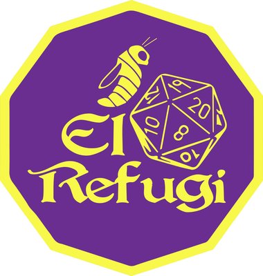 logo el refugi lila-groc